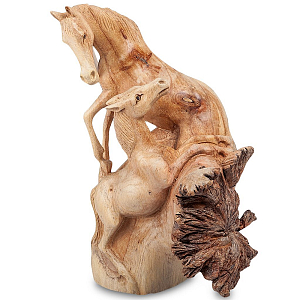 Статуэтка из дерева лошади Animals of the World 25