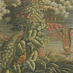 Обои ручная роспись Le Brésil Brume варинант исполнения - 4 | Loft Concept в Перми