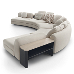 Большой угловой Диван California трансформер с приставными деревянными модулями   варинант исполнения - 2 | Loft Concept в Перми