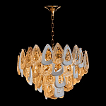 Люстра с многослойными белыми и прозрачными подвесками Character Chandelier варинант исполнения - 4 | Loft Concept в Перми