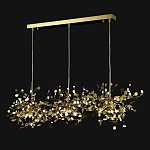 Люстра подвесная из трех частей с металлическими круглыми элементами Terzani Argent варинант исполнения - 5 | Loft Concept в Перми