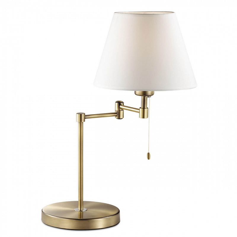 Настольная лампа Selvo Bronze Table lamp Белый Бронза в Перми | Loft Concept 