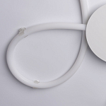 Люстра белого цвета с тремя изогнутыми светодиоидными плафонами Luke Lampco Tracer Lamp варинант исполнения - 3 | Loft Concept в Перми