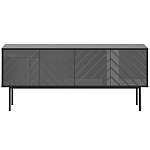 Длинная тумба с зеркальным декором Serena варинант исполнения - 11 | Loft Concept в Перми