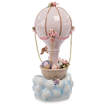 Статуэтка фарфоровая музыкальная Девочка на воздушном шаре Charming Statuette варинант исполнения - 1 | Loft Concept в Перми