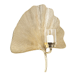 Большой Настенный Подсвечник золотой Лист Пальмы варинант исполнения - 2 | Loft Concept в Перми