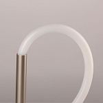 Настольная лампа белым изогнутым плафоном на круглой подставке Luke Lampco Tracer Lamp варинант исполнения - 9 | Loft Concept в Перми