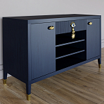 Комод-буфет Elsa Dreams Blue с открытыми полками   варинант исполнения - 2 | Loft Concept в Перми