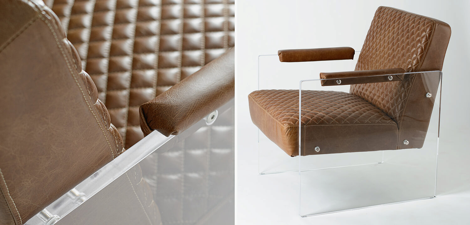 Кресло Gioff Chair натуральная кожа Кресло Gioff Chair натуральная кожа - Loft-Concept в Перми