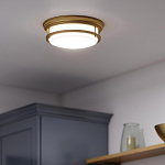 Потолочный светильник с белым матовым стеклянным плафоном в форме перевернутого конуса Hinkley варинант исполнения - 7 | Loft Concept в Перми