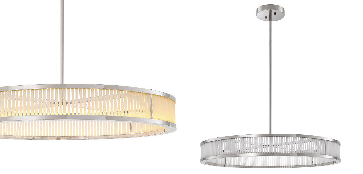 Люстра Eichholtz Chandelier Thibaud L Nickel Люстра Eichholtz Chandelier Thibaud L Nickel - Loft-Concept в Перми