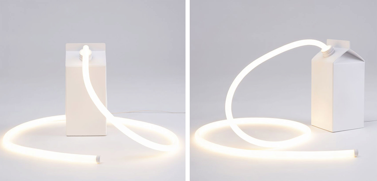 Настольная лампа Seletti Daily Glow Milk Настольная лампа Seletti Daily Glow Milk - Loft-Concept в Перми