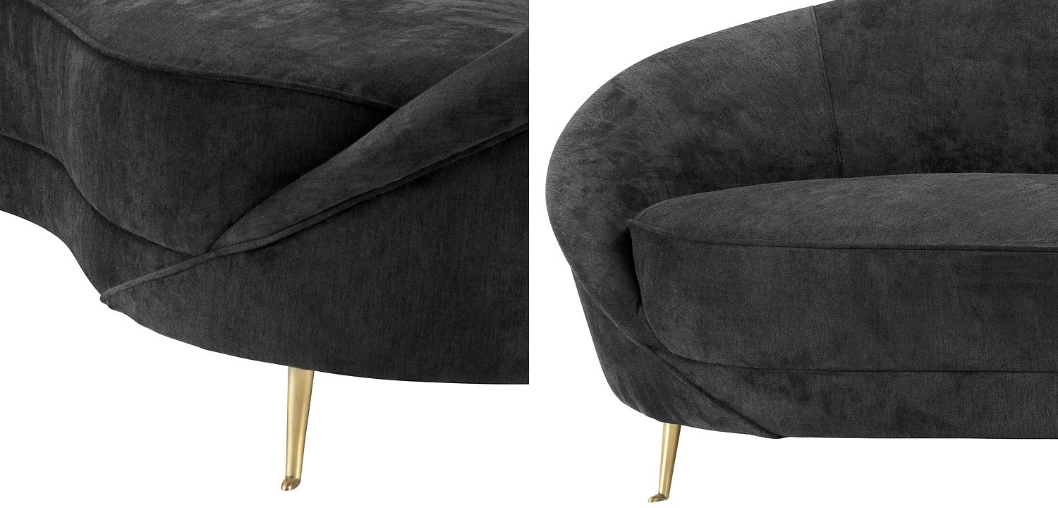 Диван Eichholtz Sofa Provocateur Black Диван Eichholtz Sofa Provocateur Black - Loft-Concept в Перми