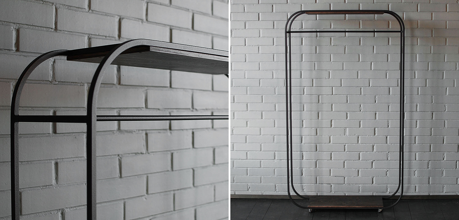 Рейл Tala Industrial Metal Rust Clothes Rail Рейл Tala Industrial Metal Rust Clothes Rail - Loft-Concept в Перми