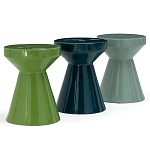 Приставной стол из керамики Manufacto Green варинант исполнения - 3 | Loft Concept в Перми