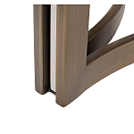 Столик журнальный с круглой мраморной столешницей Unique Stone Design варинант исполнения - 6 | Loft Concept в Перми