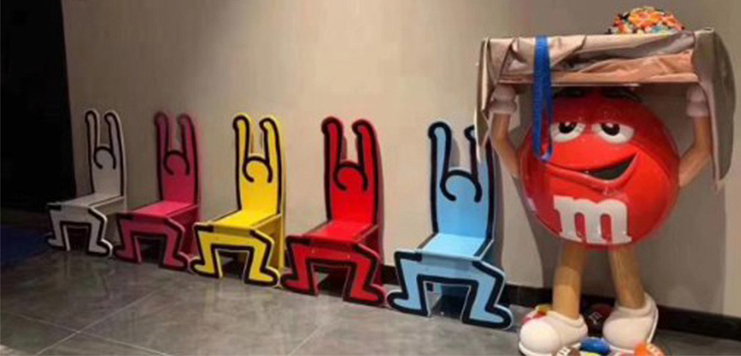 Детский стул Chaise Keith Haring Dancer Vilac Голубой Детский стул Chaise Keith Haring Dancer Vilac Голубой - Loft-Concept в Перми