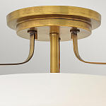 Потолочный светильник с круглым матовым белым плафоном Hinkley варинант исполнения - 6 | Loft Concept в Перми