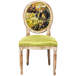 Стул из натурального бука с цветочным принтом Impressionism in Color варинант исполнения - 1 | Loft Concept в Перми