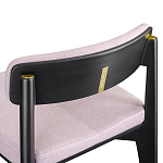 Барный стул из массива ясеня с обивкой из рогожки Elegant Ash Shape варинант исполнения - 5 | Loft Concept в Перми