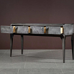 Консоль прямоугольная серая с 4-мя выдвижными ящиками Grany варинант исполнения - 3 | Loft Concept в Перми