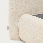 Кровать со съемным бежевым чехлом из ткани букле White Boucle Collection варинант исполнения - 4 | Loft Concept в Перми