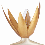 Торшер с 3-мя плафонами в виде цветов Golden Bird of Paradise варинант исполнения - 1 | Loft Concept в Перми