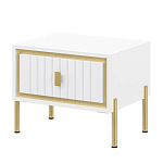 Тумба прикроватная белая с ящиком Antique Order варинант исполнения - 1 | Loft Concept в Перми