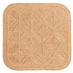 Ковер из джута квадратный с закругленными краями Atlas варинант исполнения - 1 | Loft Concept в Перми