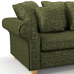 Мебельная ткань Шенилл зеленый цвет 138 см T4-22 варинант исполнения - 7 | Loft Concept в Перми