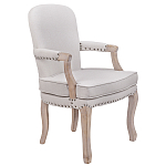 Кресло Aubrey Classical Armchair beige flax варинант исполнения - 1 | Loft Concept в Перми