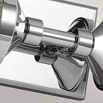 Бра для ванных комнат горизонтальное с 2-мя прозрачными рифлеными цилиндрическими плафонами Feiss варинант исполнения - 3 | Loft Concept в Перми