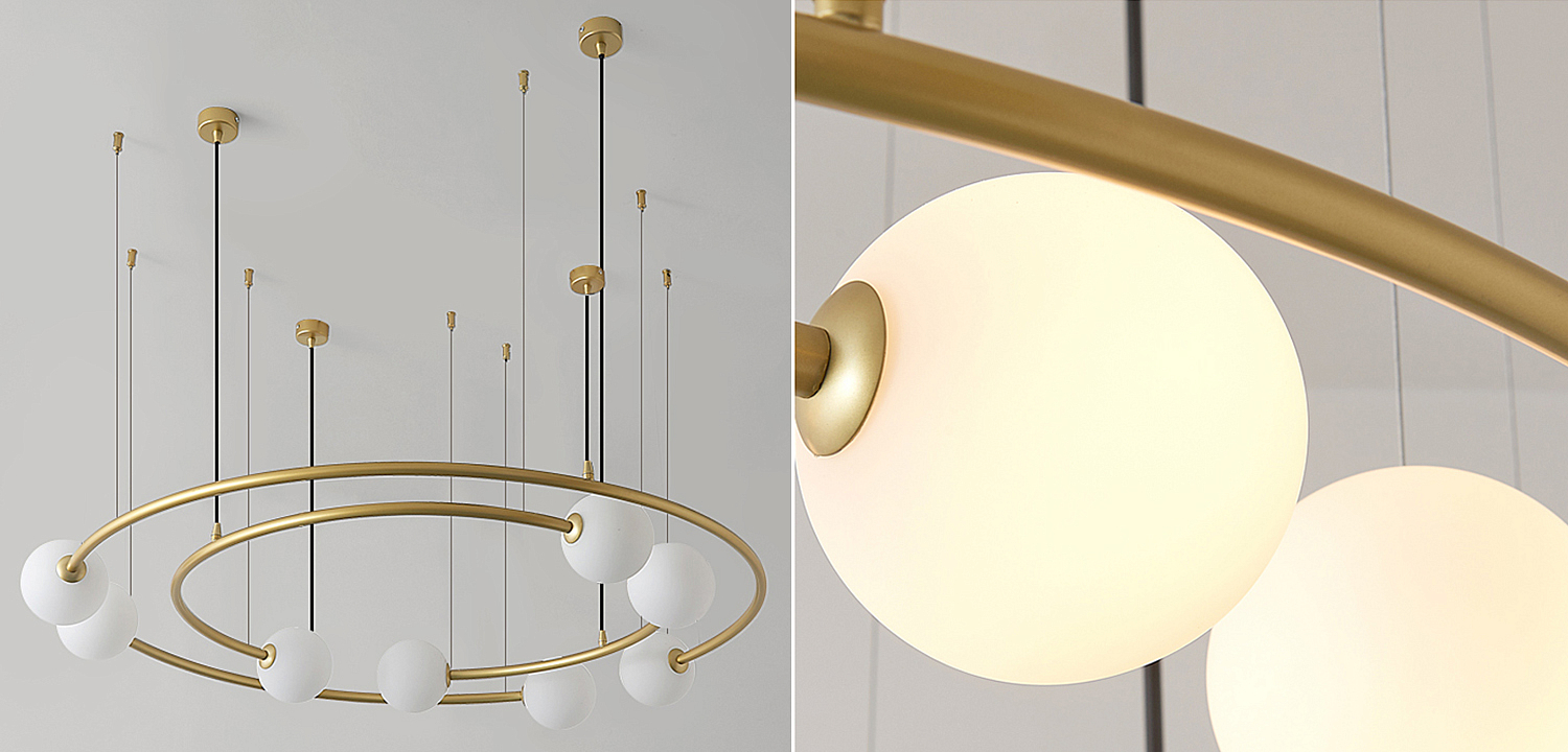 Люстра PLANETARY Ring Gold Люстра PLANETARY Ring Gold - Loft-Concept в Перми