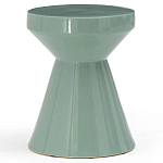 Приставной стол из керамики Manufacto Gray-green варинант исполнения - 1 | Loft Concept в Перми