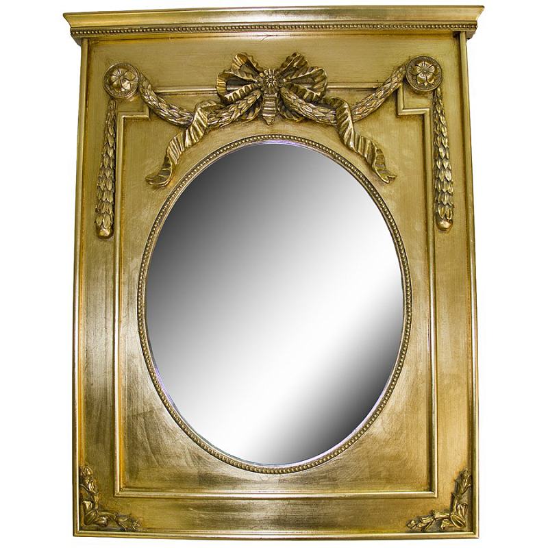 Зеркало Oval in Massive Golden Frame Золотой Зеркало Oval in Massive Golden Frame Золотой в Перми | Loft Concept