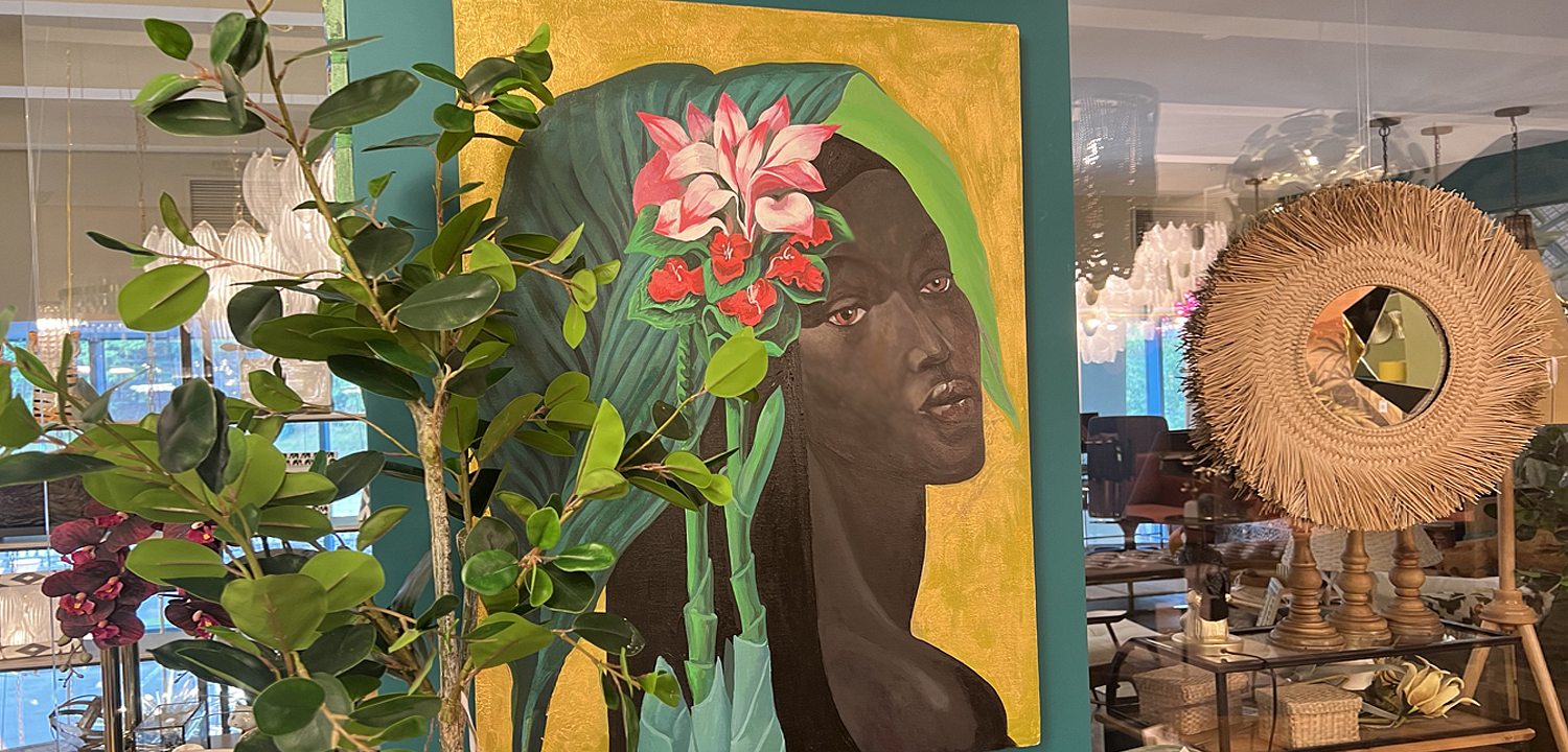 Картина Tropical Girl Картина Tropical Girl - Loft-Concept в Перми