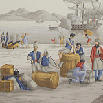 Обои ручная роспись Views of Italy Charvet варинант исполнения - 1 | Loft Concept в Перми