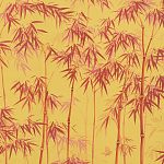 Обои ручная роспись Distant Bamboo Firefly on dyed paper варинант исполнения - 2 | Loft Concept в Перми