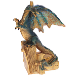 Декоративная статуэтка Дракон Multicolor Gold Dragon Treasure Keeper Statuette варинант исполнения - 1 | Loft Concept в Перми