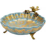 Блюдо фарфоровое Птица на ветке Flora варинант исполнения - 1 | Loft Concept в Перми