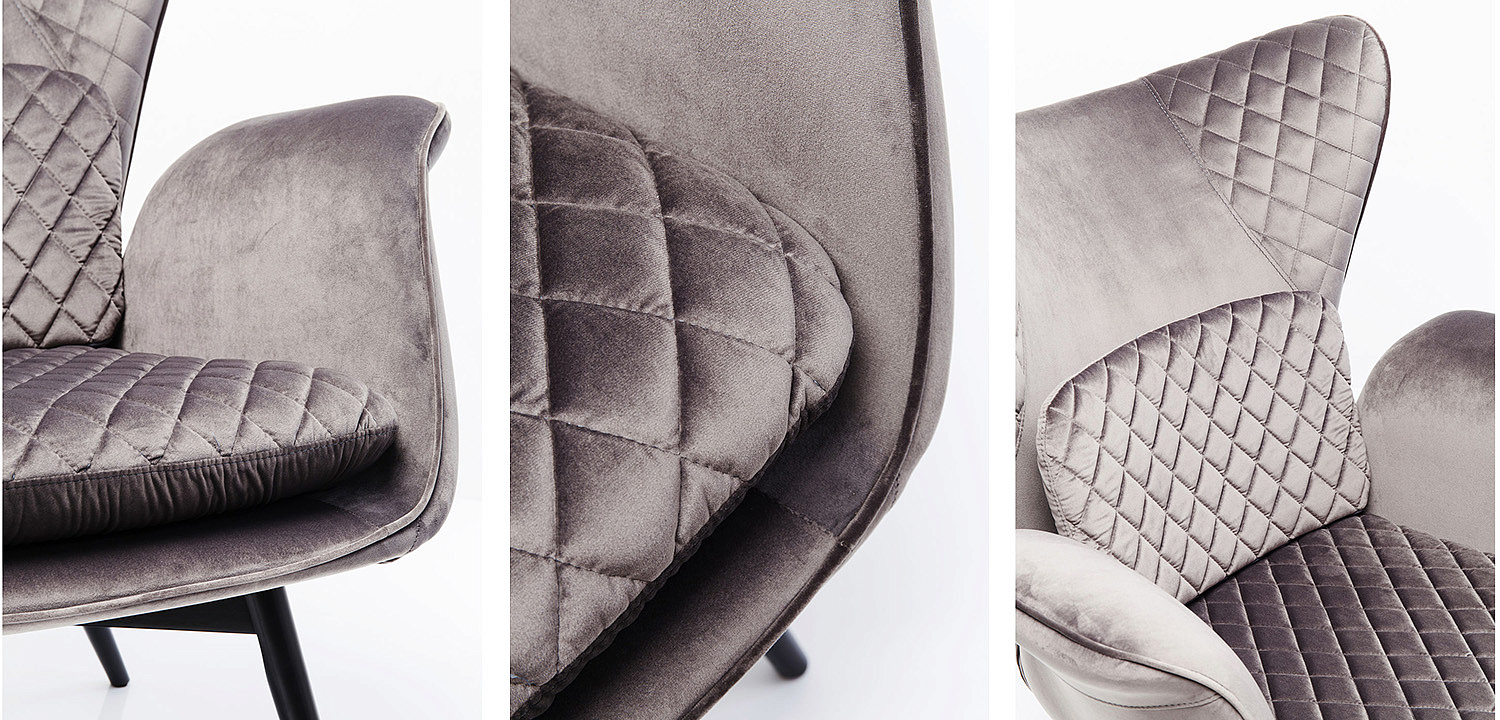 Кресло Gray Velvet Throne Кресло Gray Velvet Throne - Loft-Concept в Перми