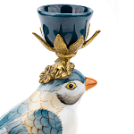 Фарфоровый подсвечник с птицей Eden Garden варинант исполнения - 4 | Loft Concept в Перми