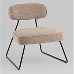 Кресло лаунж Kate букле капучино варинант исполнения - 1 | Loft Concept в Перми