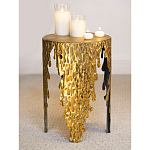 Столик дизайнерский Copper streaks варинант исполнения - 9 | Loft Concept в Перми