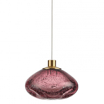 Подвесной светильник с прозрачным стеклянным плафоном округлой формы Effervia  варинант исполнения - 1 | Loft Concept в Перми