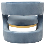 Кресло голубое Walsh Blue Armchair варинант исполнения - 4 | Loft Concept в Перми