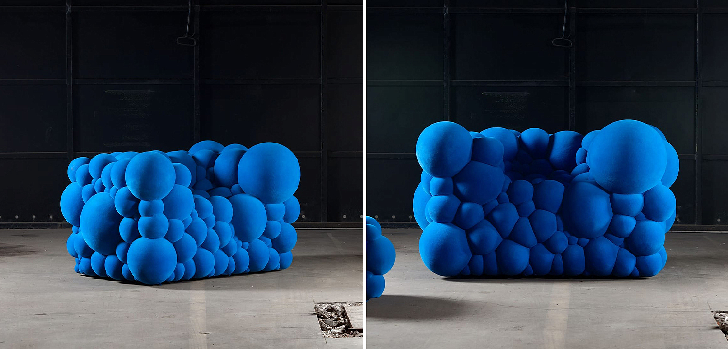 Дизайнерское Кресло Maarten De CEULAER MUTATION Blue Chair Дизайнерское Кресло Maarten De CEULAER MUTATION Blue Chair - Loft-Concept в Перми