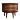 Прикроватный столик из дерева с 2-мя ящиками Moon Walnut Furniture