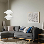 Подвесной вязаный белый светильник «Звезда Востока 02» варинант исполнения - 1 | Loft Concept в Перми