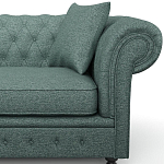 Мебельная ткань Шенилл бирюзовый цвет 138 см T4-31 варинант исполнения - 3 | Loft Concept в Перми